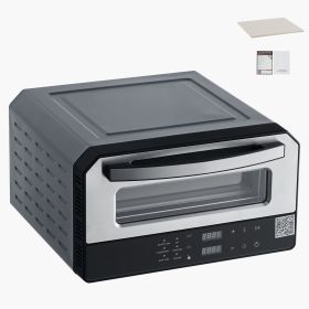 Electric Pizza Oven, Smart Pizzas Maker Indoor with 5 Preset, 12-Inch Countertop Pizza Cooker w/ Touch Screen, 750 Fahrenheit Max Temp
